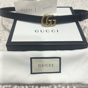 WOMEN’S GG MARMONT THIN BELT